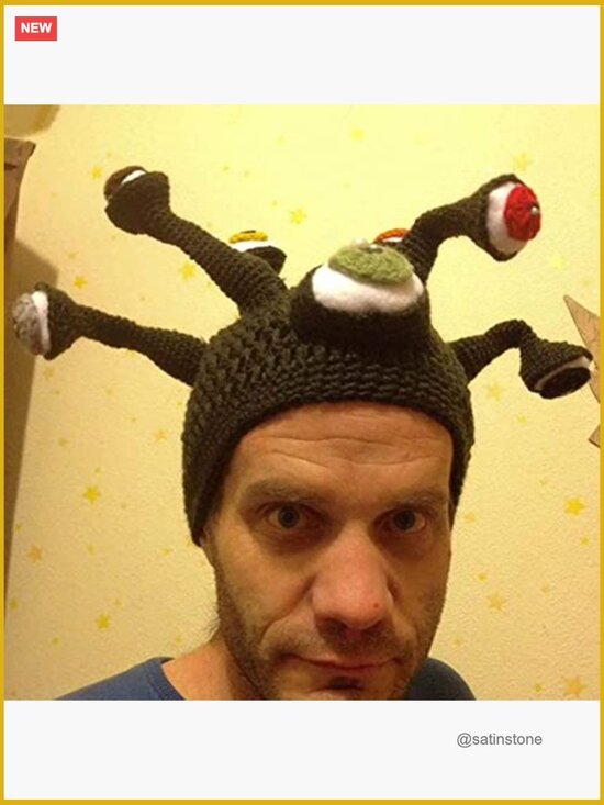 Funny Octopus Novelty Hat with Tentacles for Adults